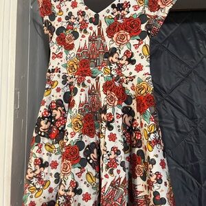 Charming Cartoon Castle Kids Dress